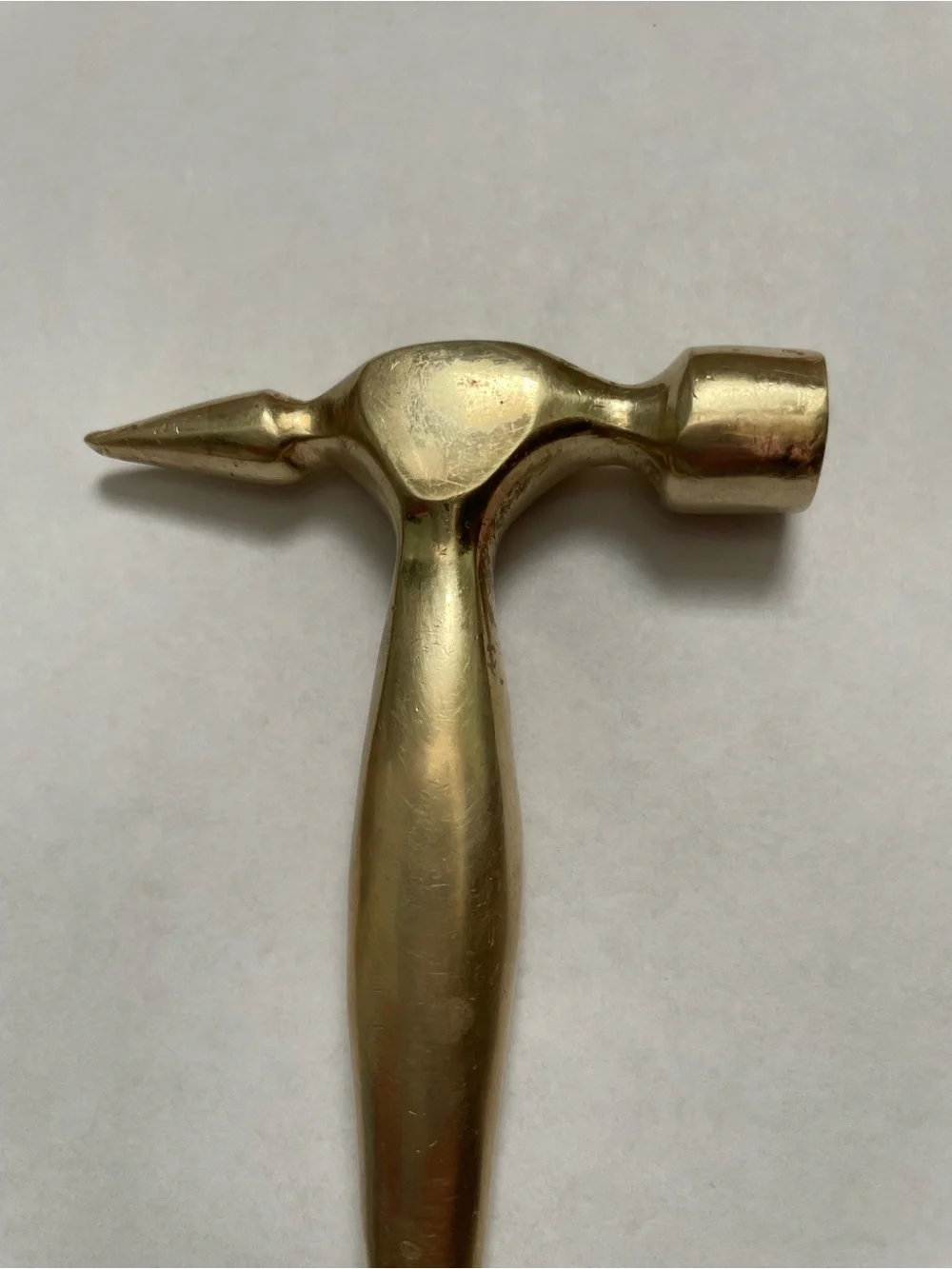 Vintage Brass Hammer Bottle Opener - Mid-century Modern